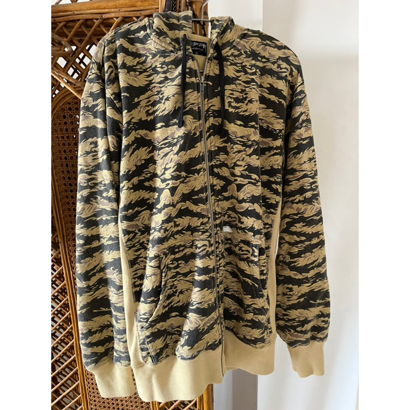 Stussy Hoodie Tiger Camo