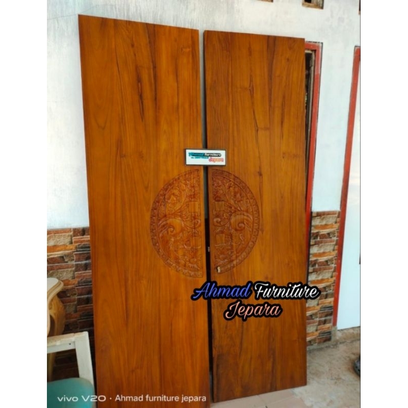 Pintu kusen rumah ukir jati