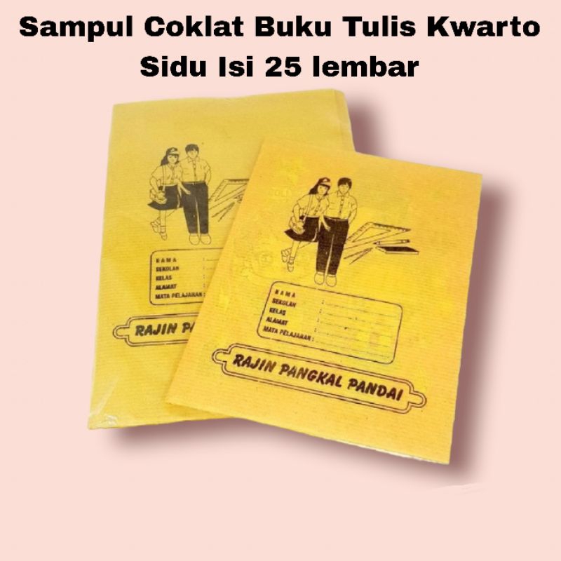 

Sampul Coklat Buku Sidu 38 Kraft / Sampul Coklat Kwarto Isi 25 Buah Tebal