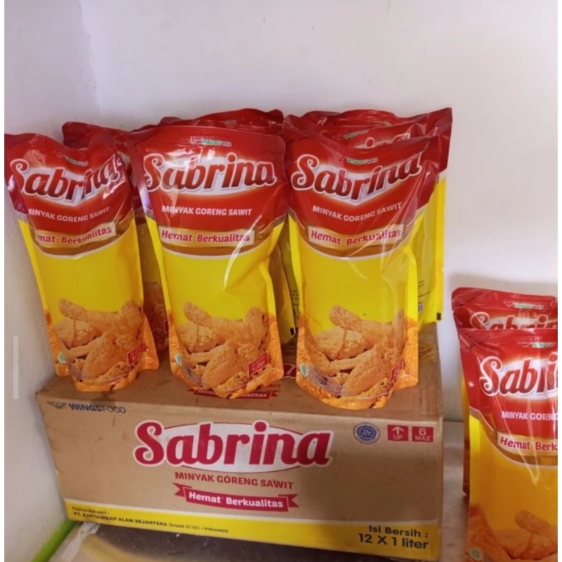 

MINYAK GORENG SABRINA POUCH 1 LITER COD