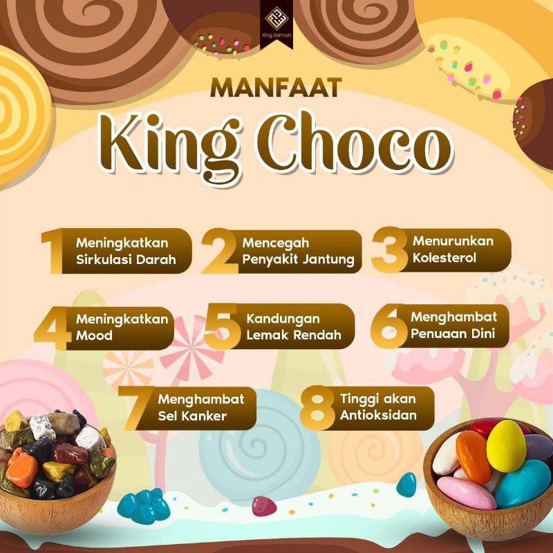 

Cokelat Premium King Choco By King Salaman