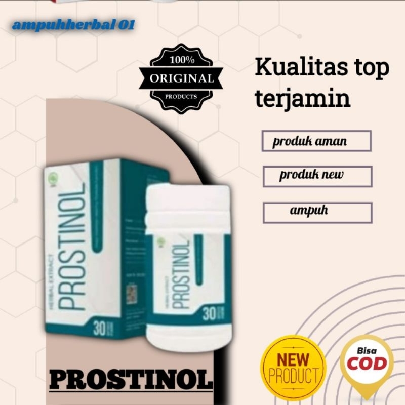Prostinol Asli Original Obat Prostat Ampuh Topcer Nyata Khasiatnya Manjur
