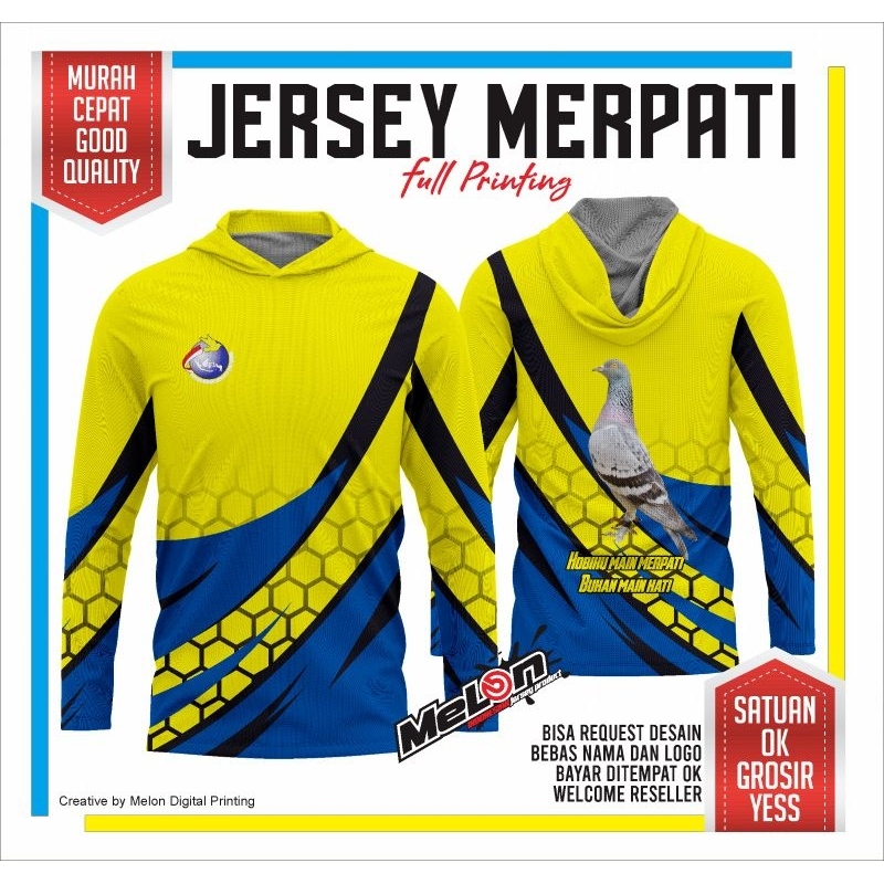 Jersey merpati balap