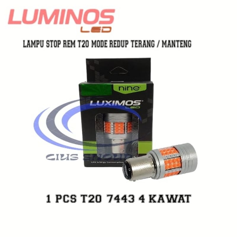 SATU PC LAMPU LED SEIN MOBIL NL2 BAU15S 150'' S25/ T20 48 TITIK 30 WATT HYPER GHOST TURBO FAN LUXIMOS NINE SEIN MOBIL