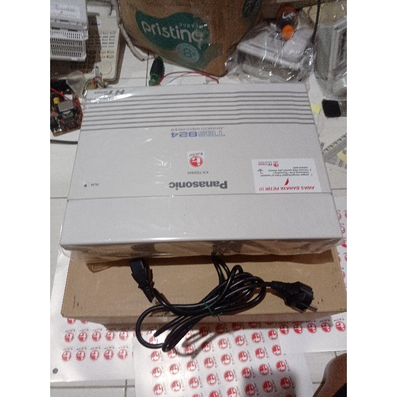 PABX PANASONIC HT-TES 308 3 LINE 8 EXTENSION SECOND SEPERTI BARU + DUS