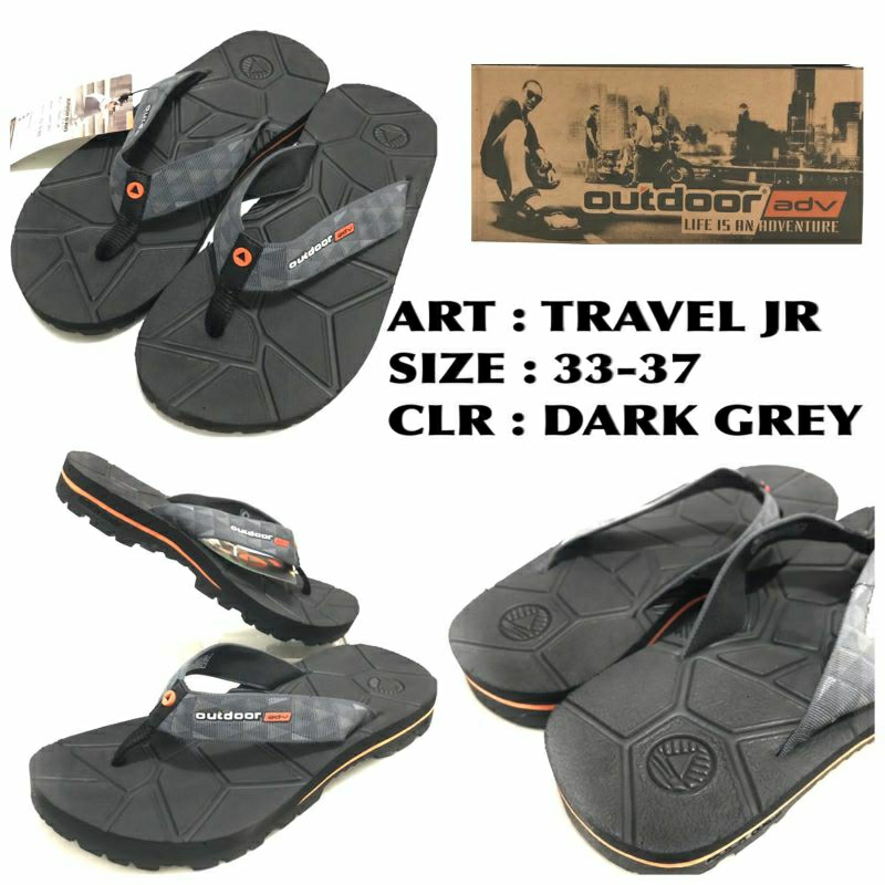 SANDAL JAPIT ANAK GUNUNG BY OUTDOOR TRAVEL JR SIZE 33-37.