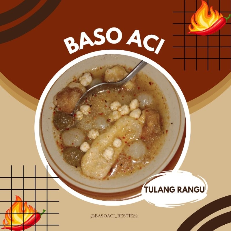 

TERMURAH| Baso aci tulang rangu sapi| beli 10pcs gratis 1pcs boci+topping