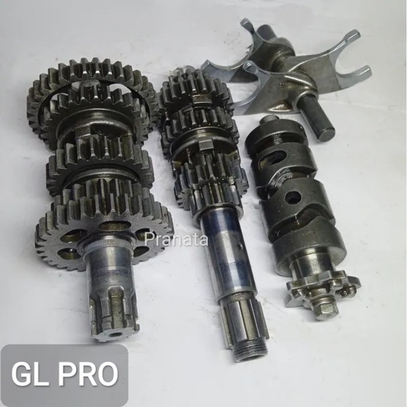 Original Set Gigi Rasio Honda GL Pro CDI Series Black Engine 145 JAPAN Ori Second PNP CB GL 100 125 