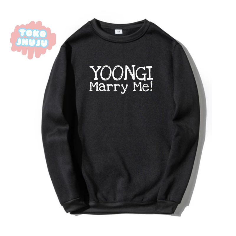 Sweater Suga Bangtan Yoongi Marry Me