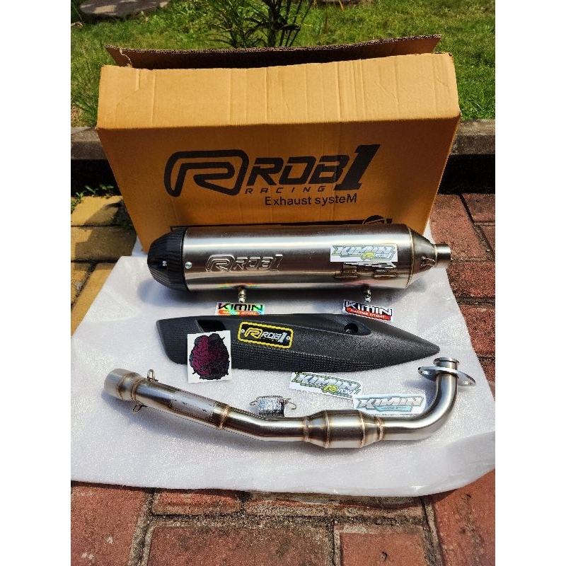 Knalpot ROB1 Bore Up Aerox Nmax NEW (B6H) AEROX OLD (B65) LEXI 125 (B3F)  180 - 200cc BOREUP Bore UP