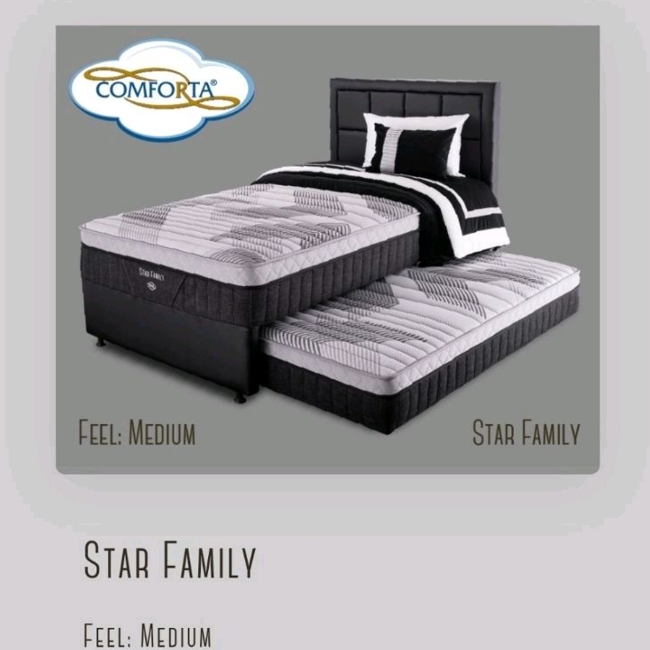 1SET 2IN1 STAR FAMILY COMFORTA SPRINGBED