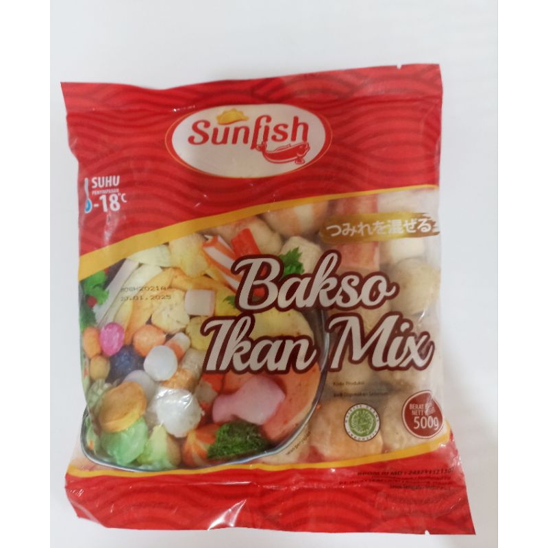 

Sunfish Bakso mix 500gr baso mix