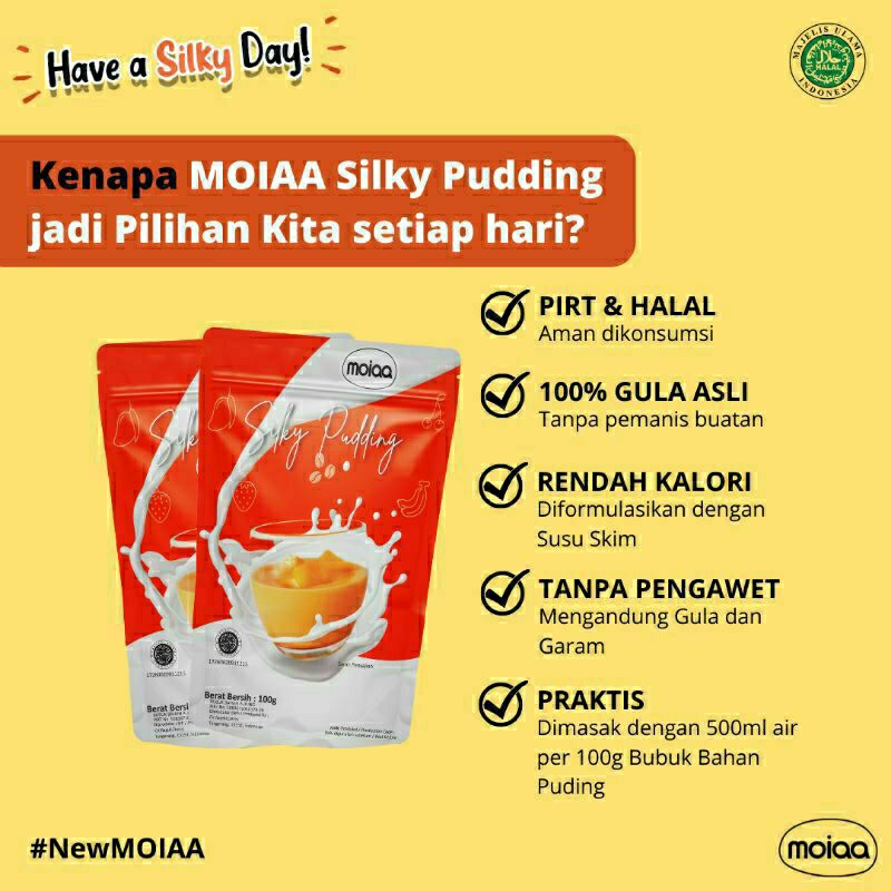 

MOIAA Premix Silky Puding 100gr