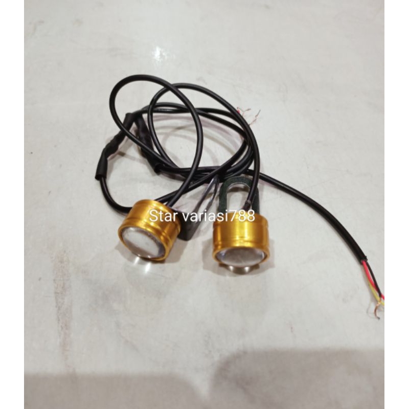 Lampu mata elang lang Eagle Eyes Braket Spion Sepion Blitz 3 Mode Kedip Kualitas Terbaik