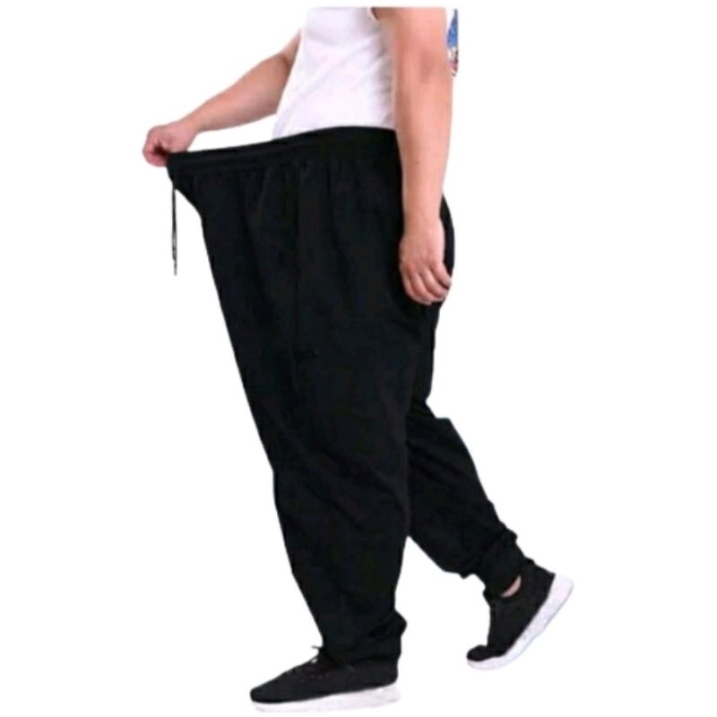 CELANA JOGER JUMBO PRIA WANITA PANJANG TRAINING TRENING TERENING JOGGER GYM SPORT JUMBO SAKU RESLETI