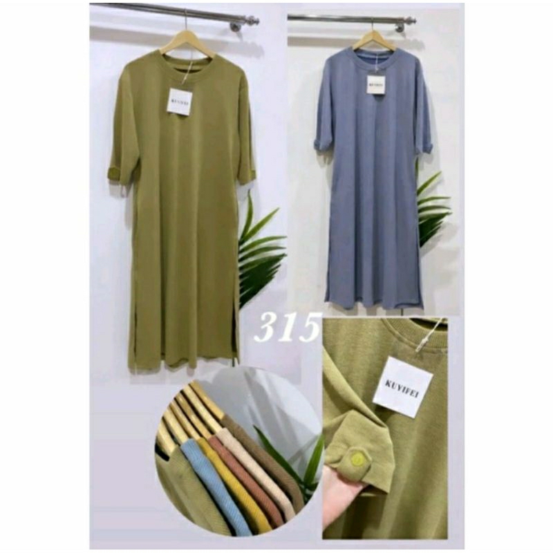 KUYIFEI 315//Tunik knit premium//Dress rajut//Dress KUYIFEI//Tunik rajut premium//pakaianwanitasby