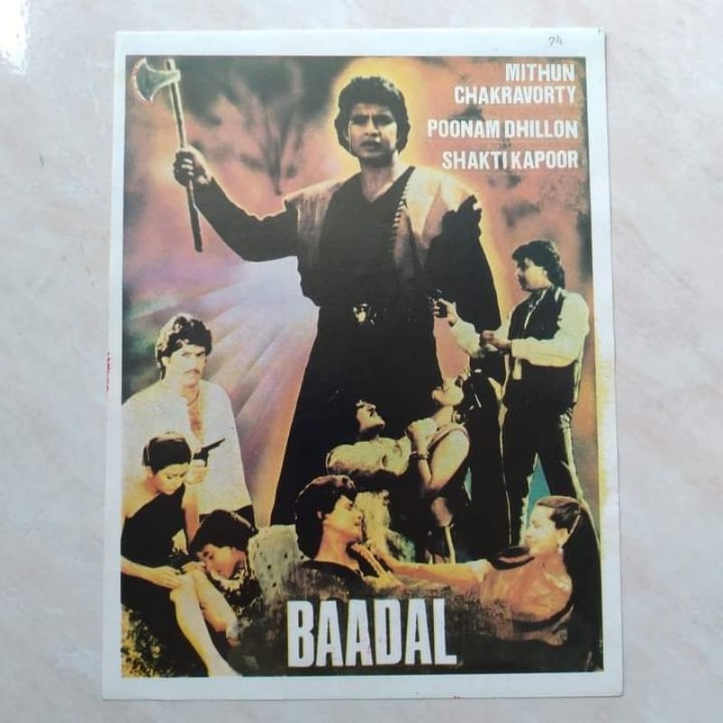 Flyer Film Jadul Lawas India Bollywood Baadal 1986