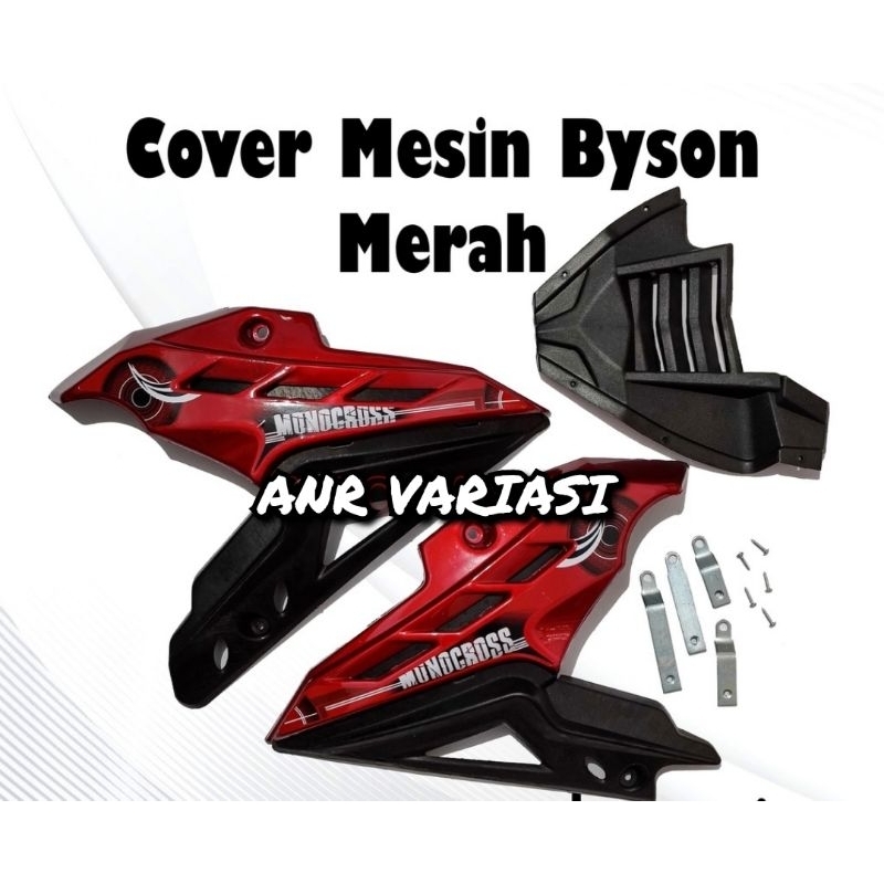 COVER ENGINE TUTUP MESIN BYSON / COVER MESIN BISON KARBU