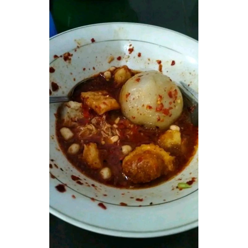 

bakso aci mercon ayam suwir