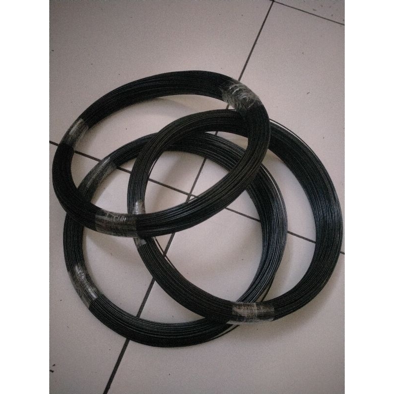 JERUJI FIBER HITAM IMPORT TERBARU UKURAN 2 MM PANJANG 50 METER/ROLL RUJI FIBER JERUJI FIBER