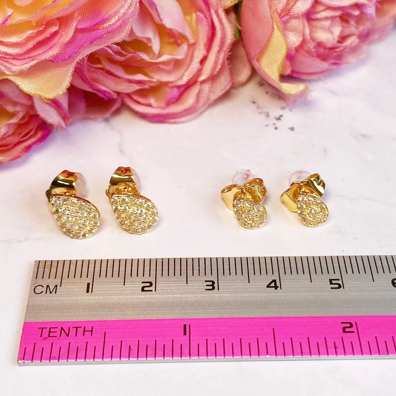 Anting Wanita Gemma Model Tetes Anti Karat