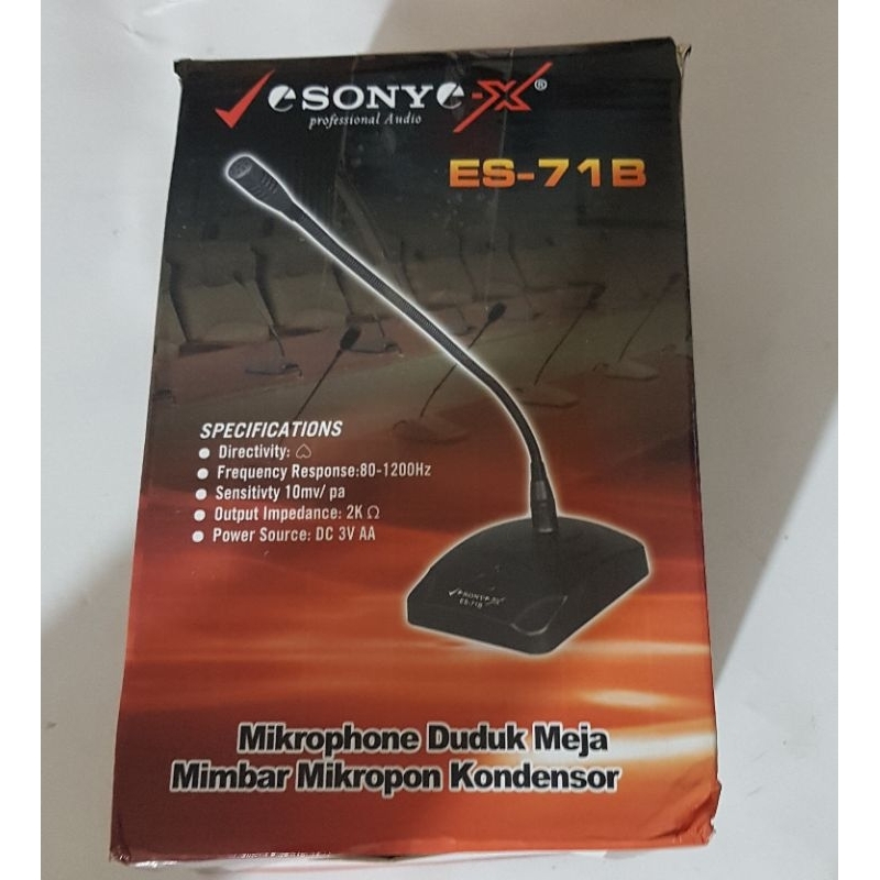 Microphone Mic Meja Mic duduk Mic Mimbar Sony ES-71B