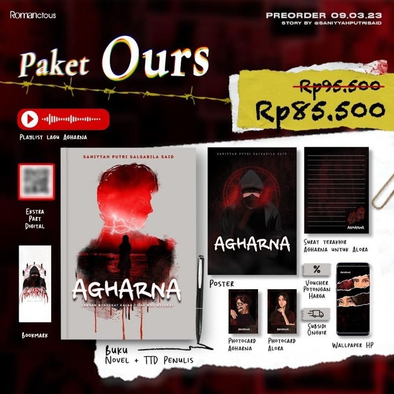 [PRE ORDER] AGHARNA BY SANIYYAH PUTRI