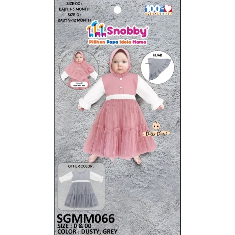 SNOBBY - Gamis Hijab Bayi Anak SGMM057| SGMM065 | SGM066