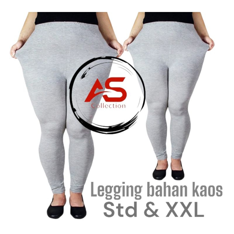 legging polos panjang/legging panjang standar &amp; jumbo/celana panjang wanita/legging polos olahraga gym fitness lari senam