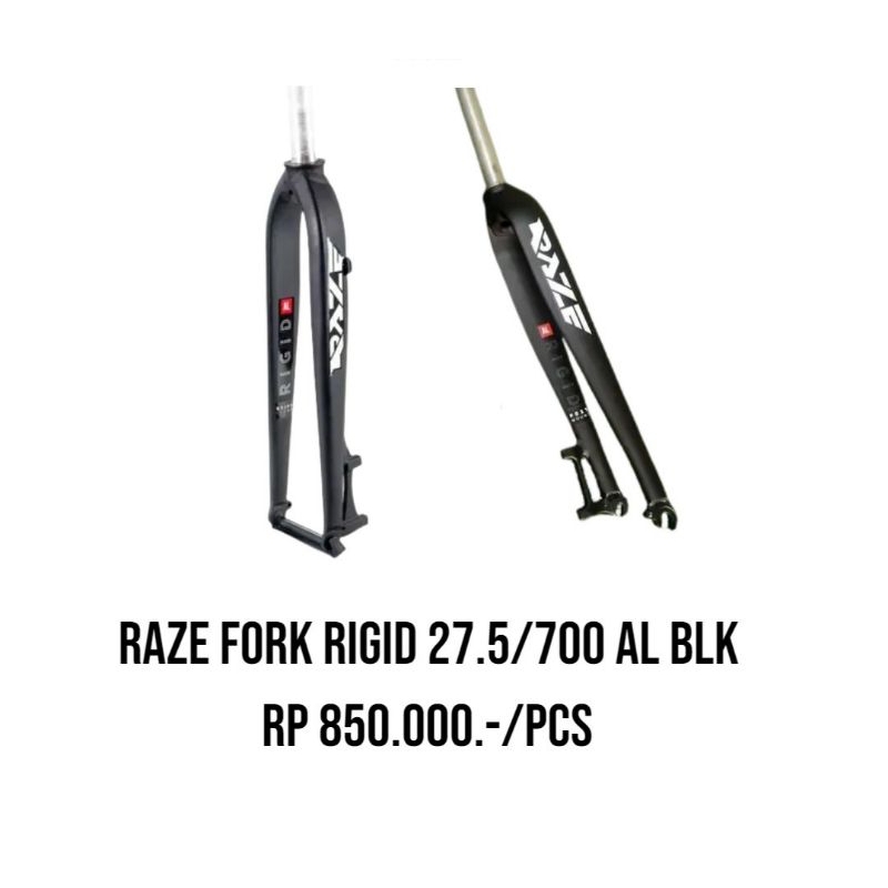 Fork raze rigid 27.5 / 700 AL black FC