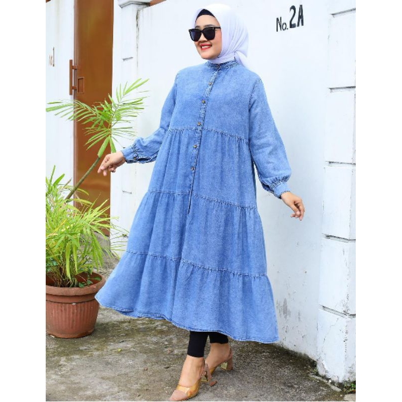 MIDI &amp; MAXI DRESS JENAS DENIM