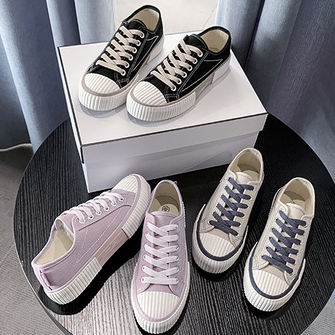 Sepatu Sneakers Wanita 048640 Canvas Sneaker Import