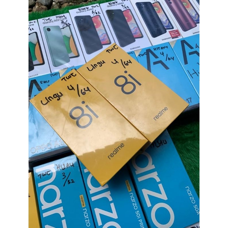 Realme 8i ram 4/64GB New Segel Garansi Resmi