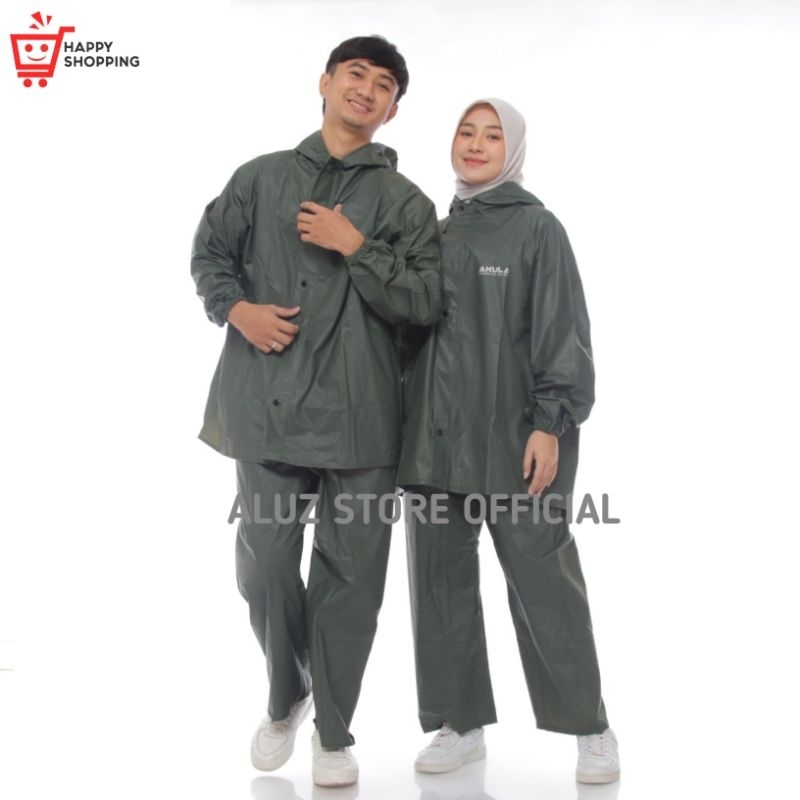 JAS HUJAN, RAINCOAT Terbaik Pria Wanita Dewasa By AKULA Anti Rembes