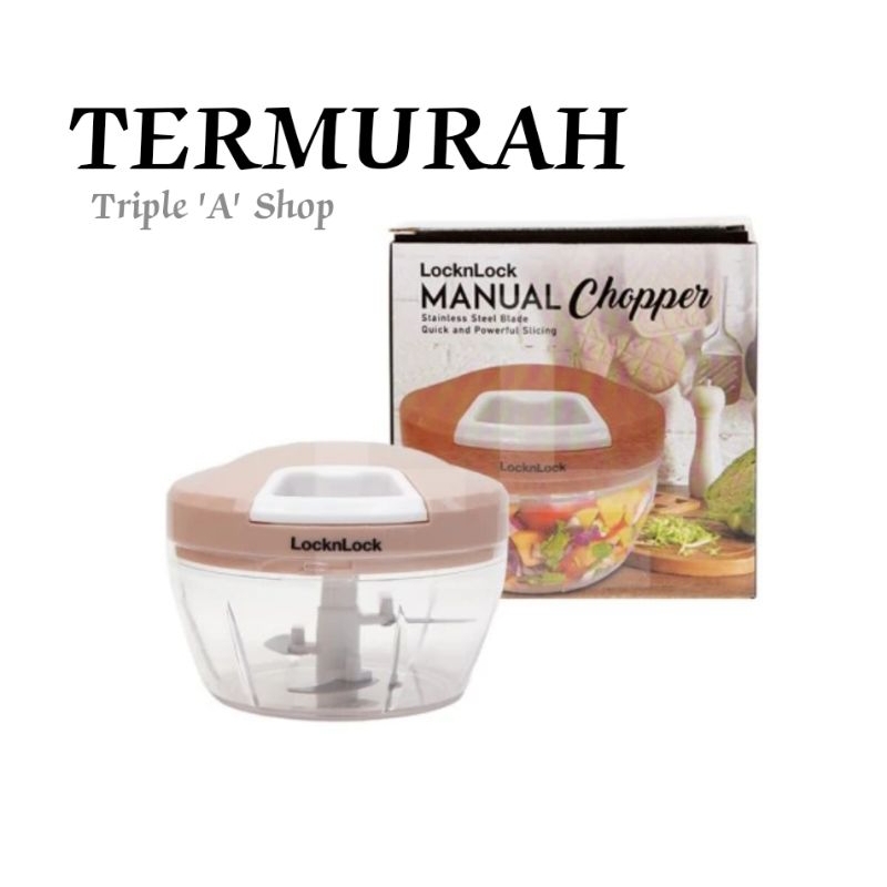 Lock n Lock Chopper Manual - Penggiling Daging dan Sayuran