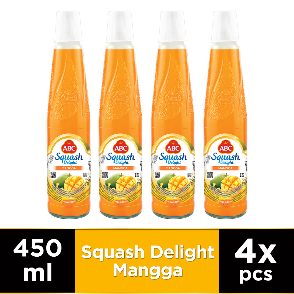 

ABC Sirup Squash Delight Mangga 450 ml - Multi Pack 4 pcs