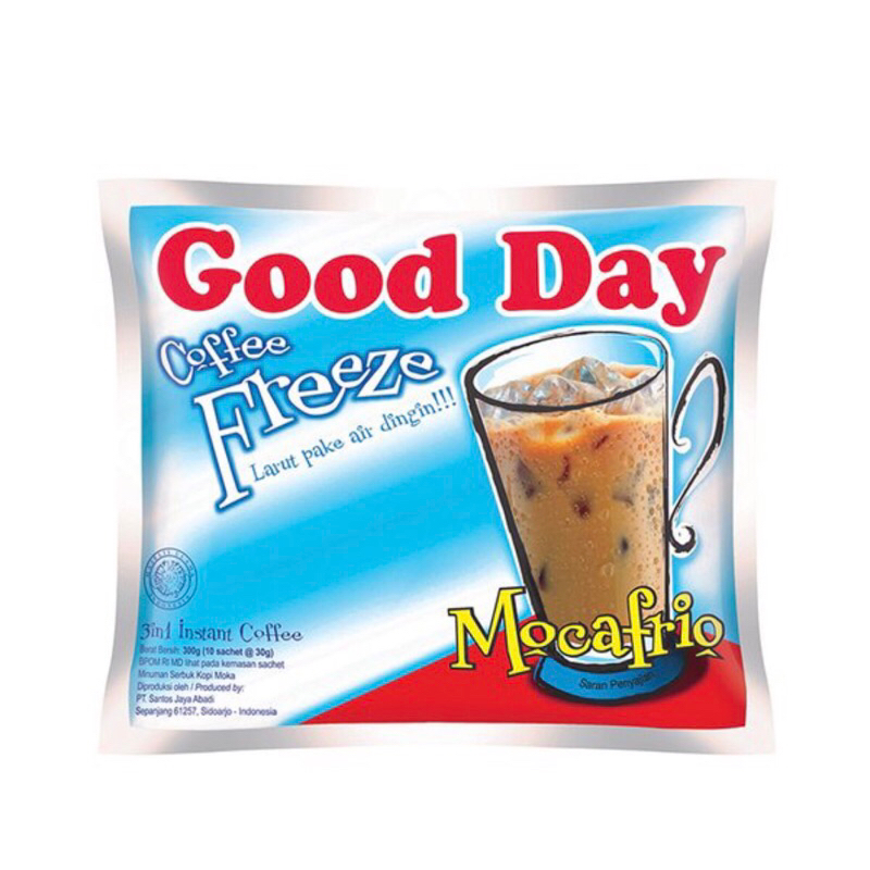 

GOOD DAY FREEZE mocafrio(1 renteng isi 10pcs)kopi good day