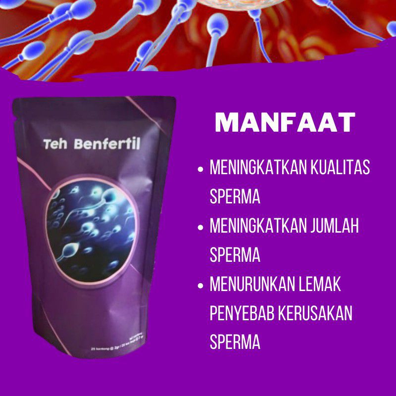 

Teh Benfertil Herbal Alami Promil Pasutri khusus Pria