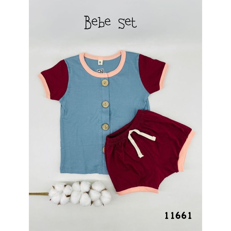 LOOPIE KIDS - BEBE SET - SETELAN BAJU ANAK - SETELAN BAJU BAYI - SET BAJU ANAK