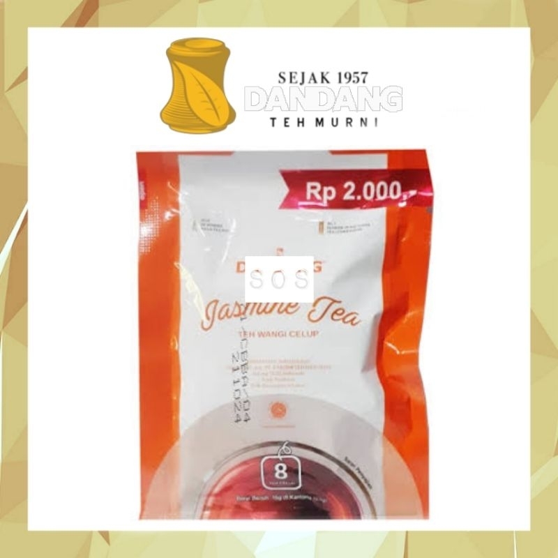 

《OS3》 Teh wangi melati celup cap Dandang isi 8 pcs