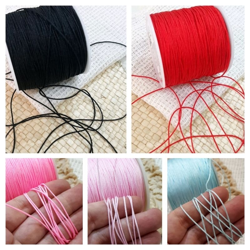 5 ~ 10 yard Tali Giok , Sambala , Macrame Cina 1,1mm | Bukan Tali Satin