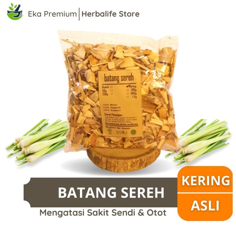 

SEREH KERING Batang Serai Wangi Cincang Ramuan Rempah Herbal Jamu Tradisional Sakit Otot Sendi