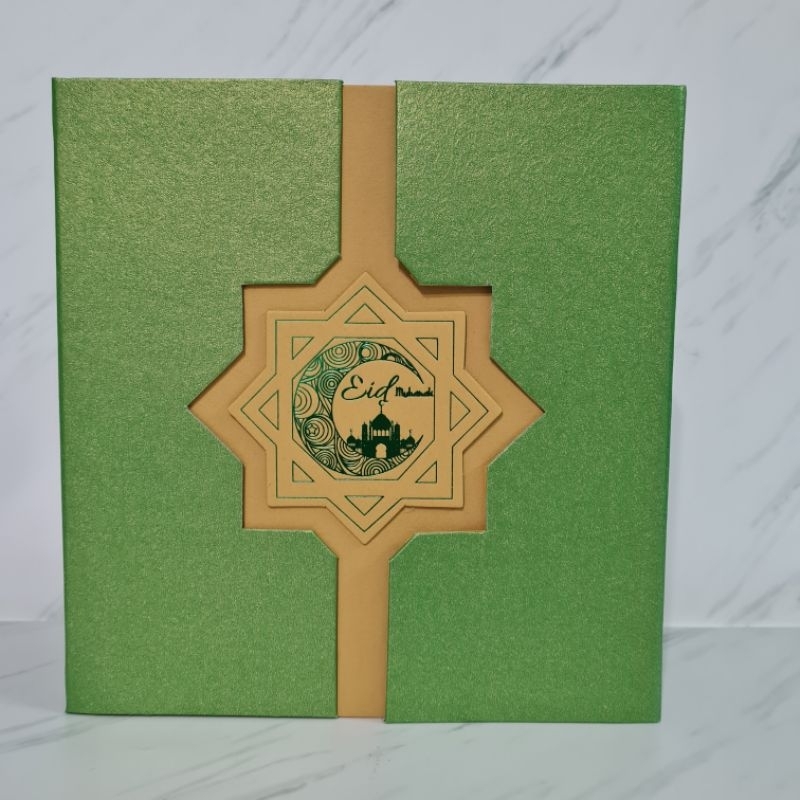 Box kue magnet tengah 22 x 22 x 8 cm / kotak kue lapis legit hard box tebal / hamper idul fitri MT 22