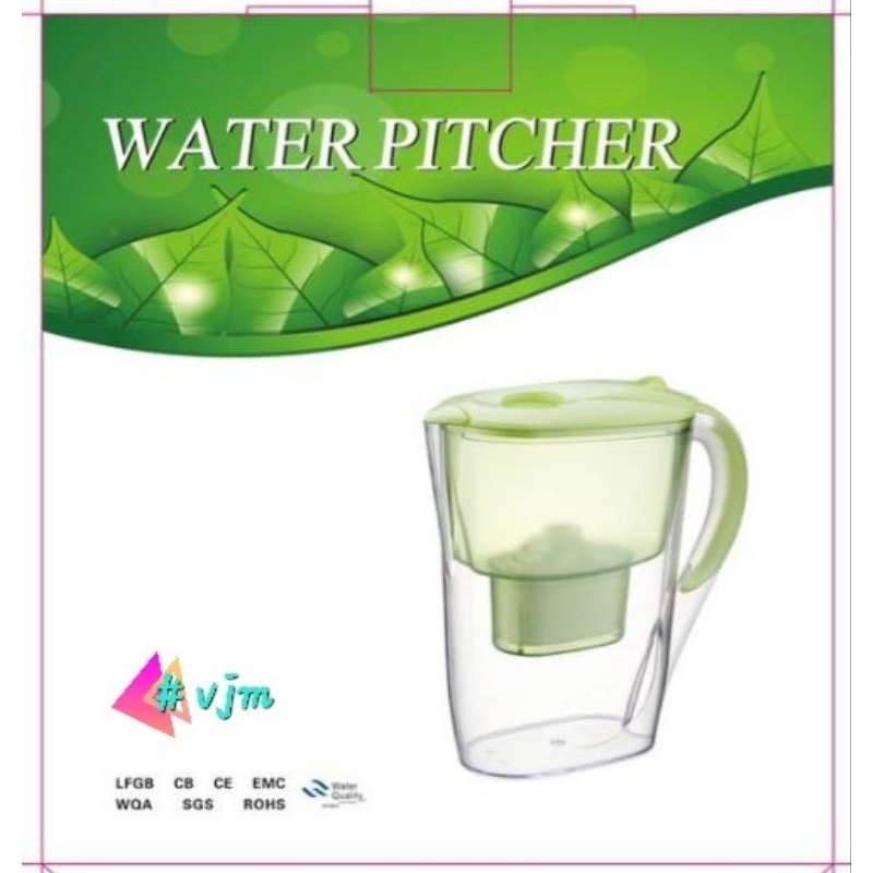 Botol Teko Penyaring Air Minum Beralkaline /Filter water Pitcher/Teko filter air minum kesehatan/Filter air minum