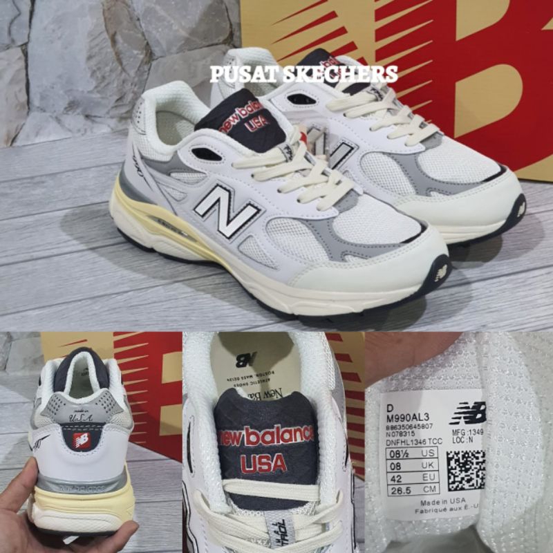 NEW BALANCE / SEPATU SNEAKERS NB / NEW BALANCE 990AL3 MADE IN USA ORIGINAL / SEPATU PRIA SNEAKERS