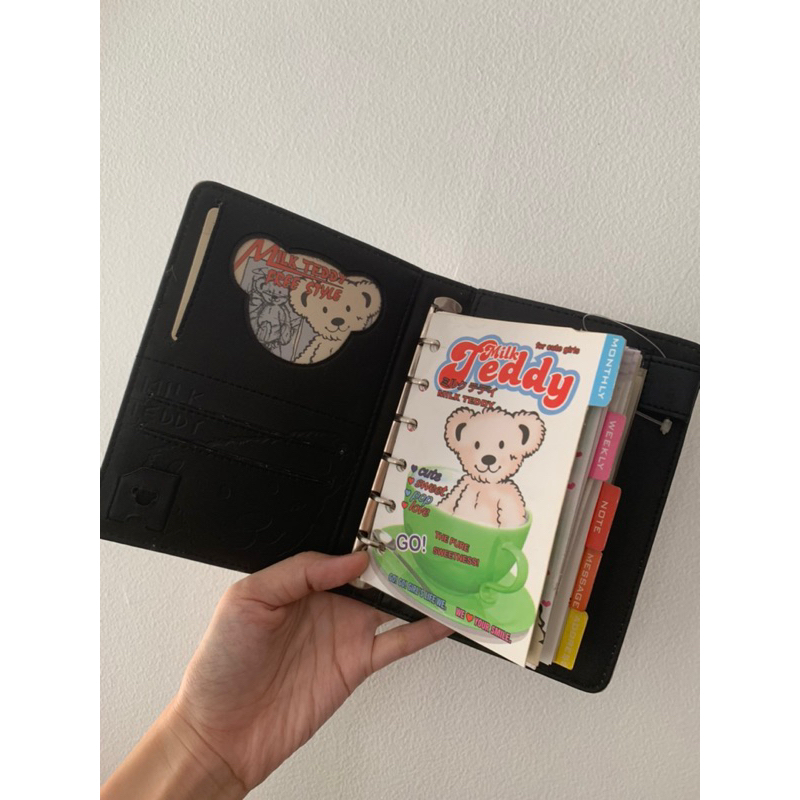 milk teddy mini binder / orji / organizer
