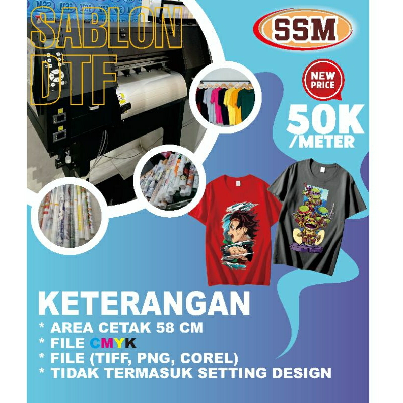 Jasa Sablon Print Cetak DTF