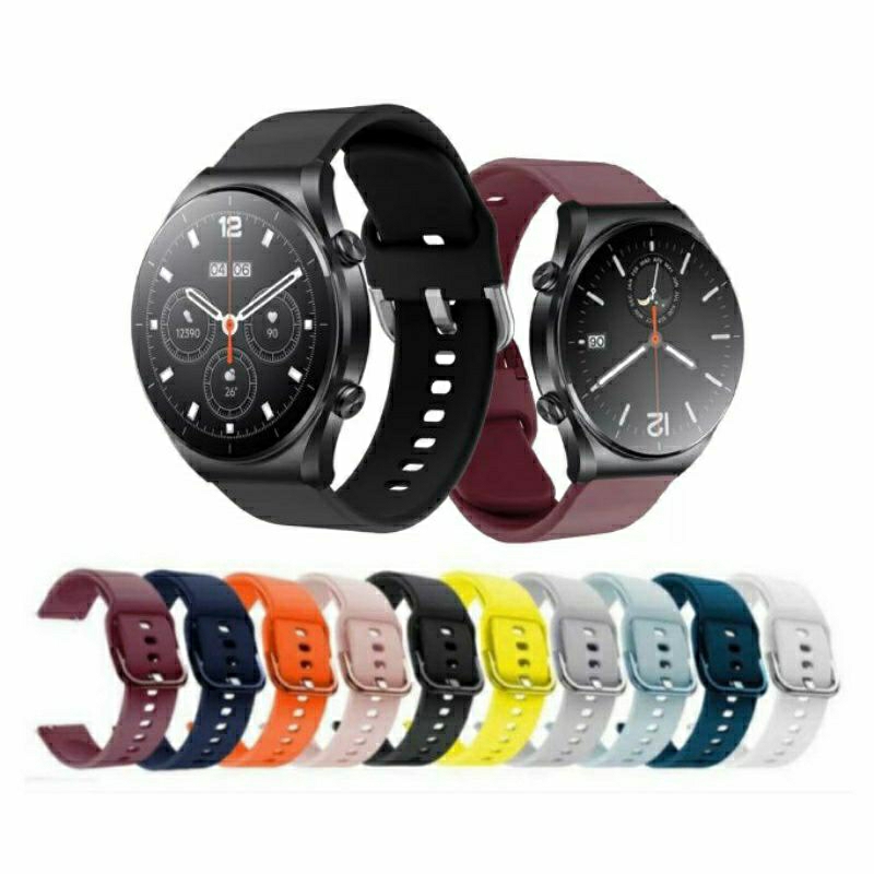 Strap Xiaomi Watch S1/S1 Active 22MM Tali Rubber Colour Buckle Model Active