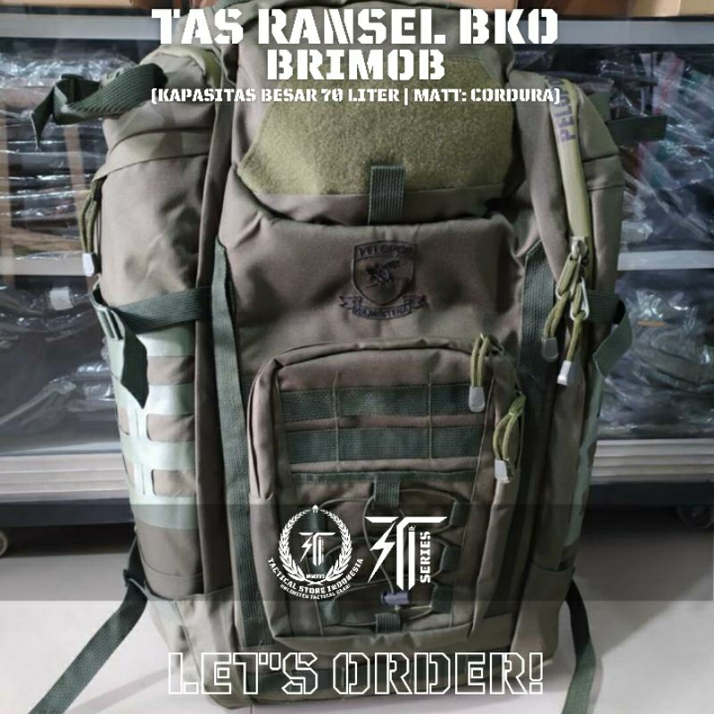 Tas Ransel Brimob #01 Hijau