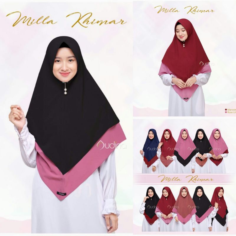 Milla Khimar Ori Audina Hijab || Khimar Pet Antem || Jilbab 2 Warna #Khimar #Audinahijab #khimarprem
